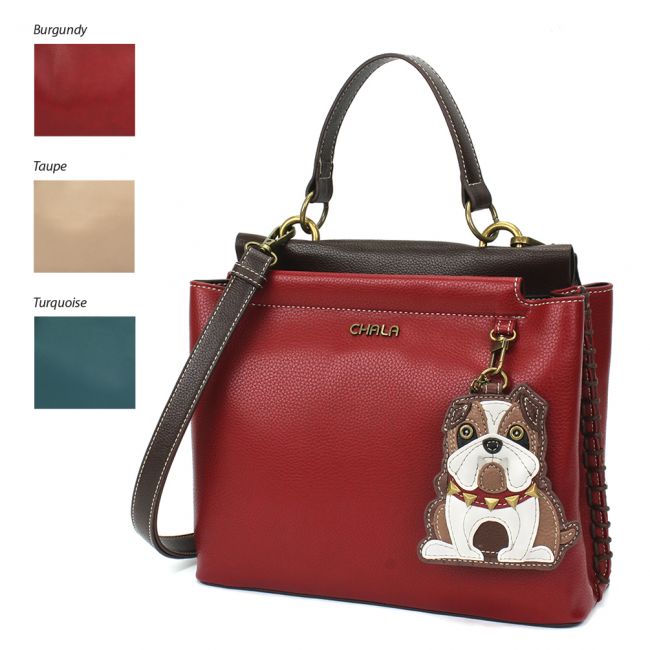 Chala Group Chala Handbags Red Rose Wallet Crossbody Handbag, Convertable  Strap, 5.25 inchw x 7.5 inchh x 1.5 inchd, Burgundy