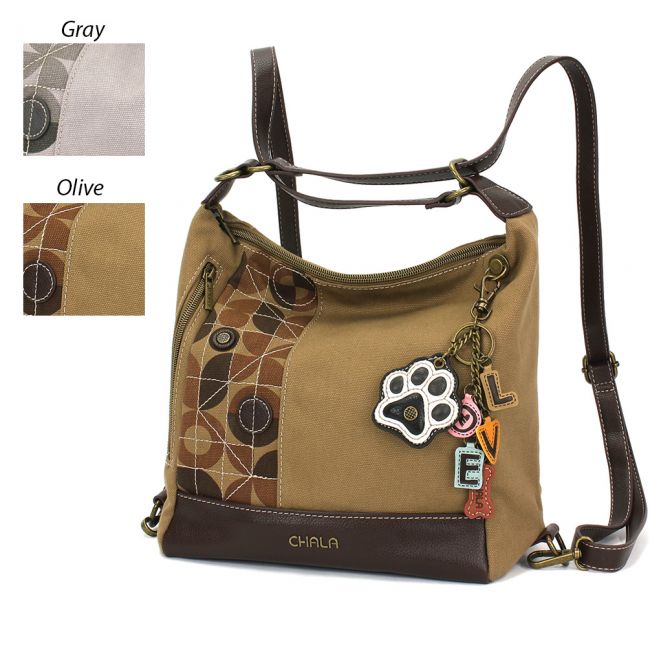 Chala Turtle Convertible Backpack Purse - Sealed with a Kiss