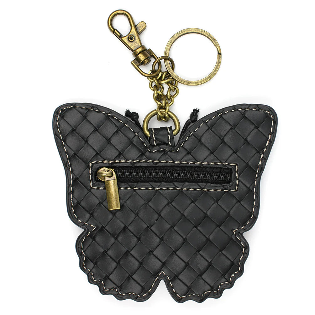 CHALA Blue Butterfly Key Fob, Purse Charm