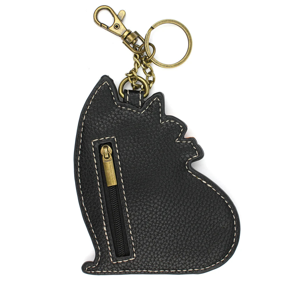 CHALA Black Cat Key Fob, Purse Charm