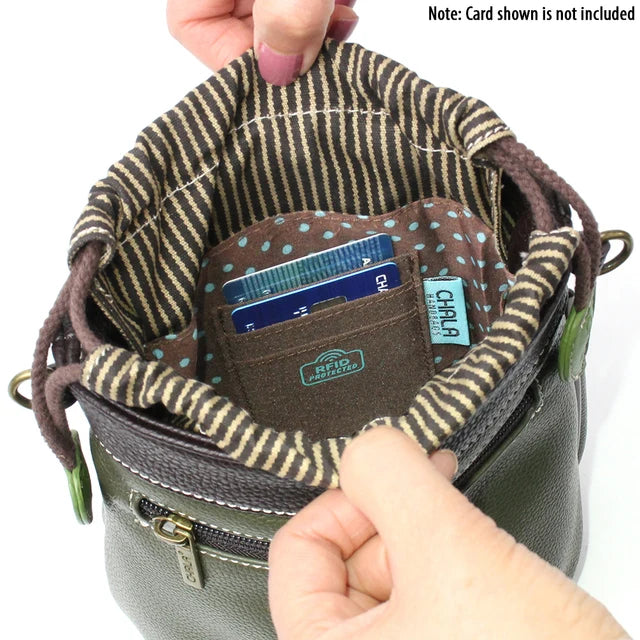 CHALA Drawstring Bucket Bag