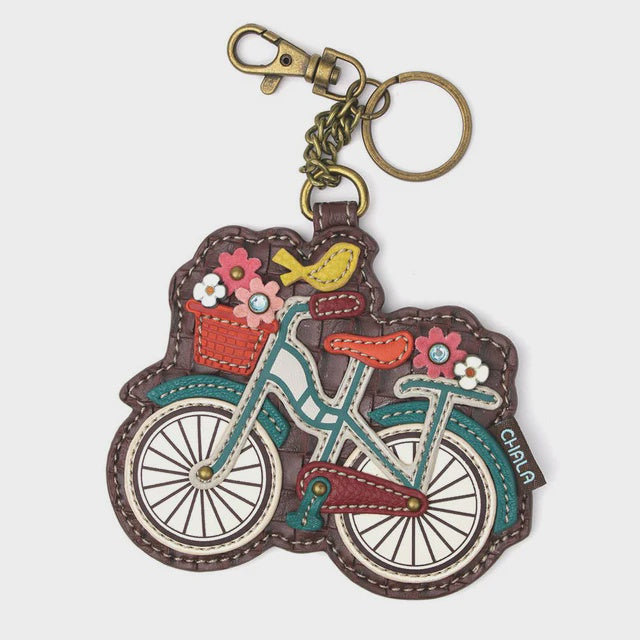CHALA Bicycle Key Fob, Coin Purse, Purse Charm