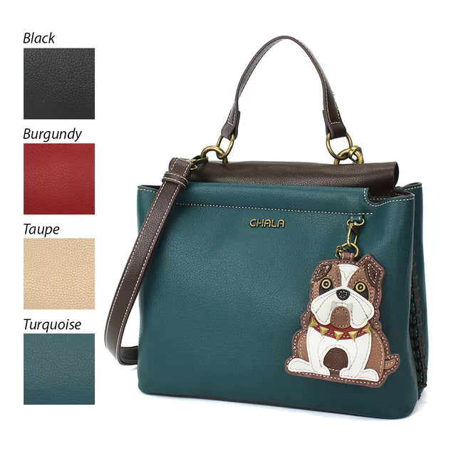 CHALA Charming Satchel - Bulldog