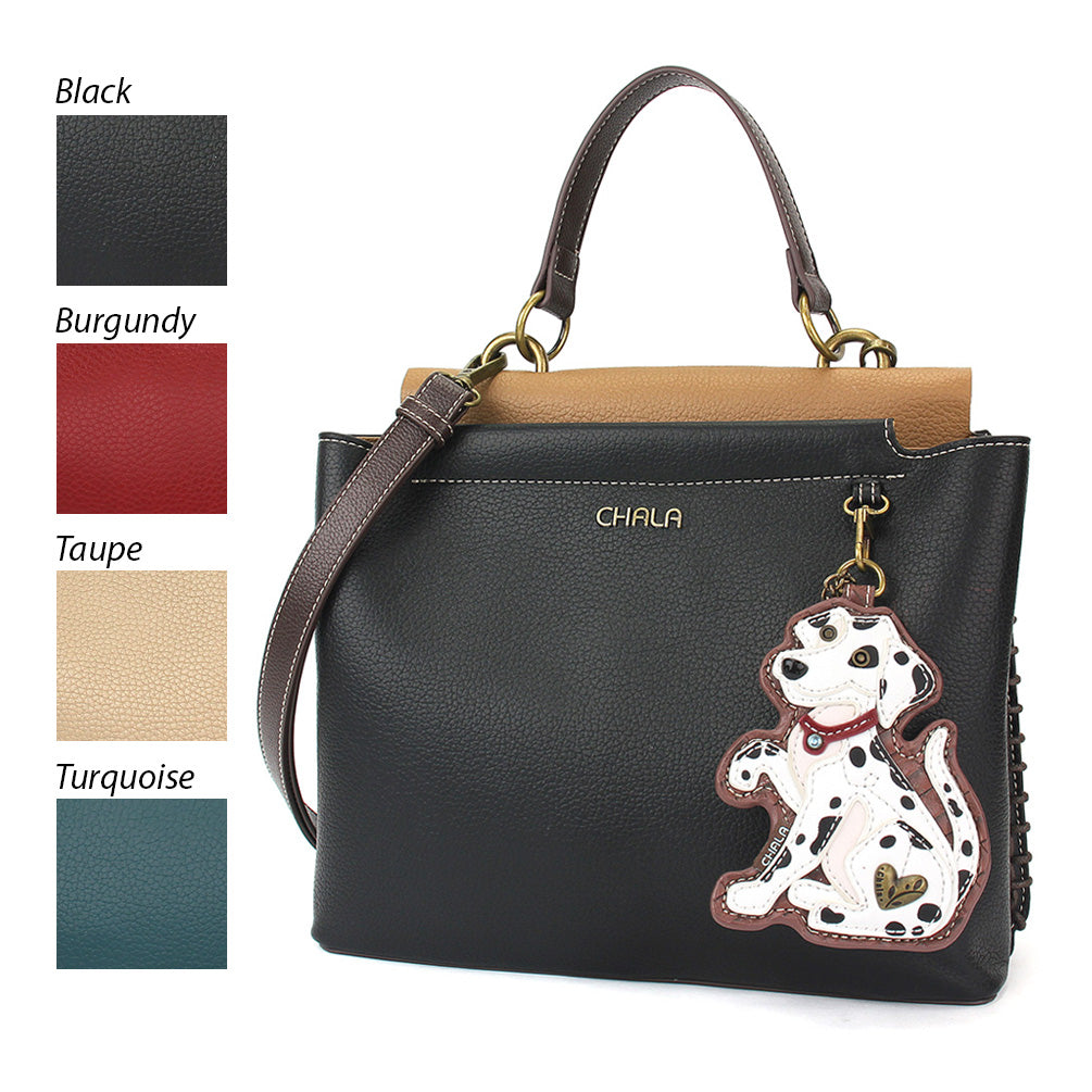 CHALA Charming Satchel - Dalmatian