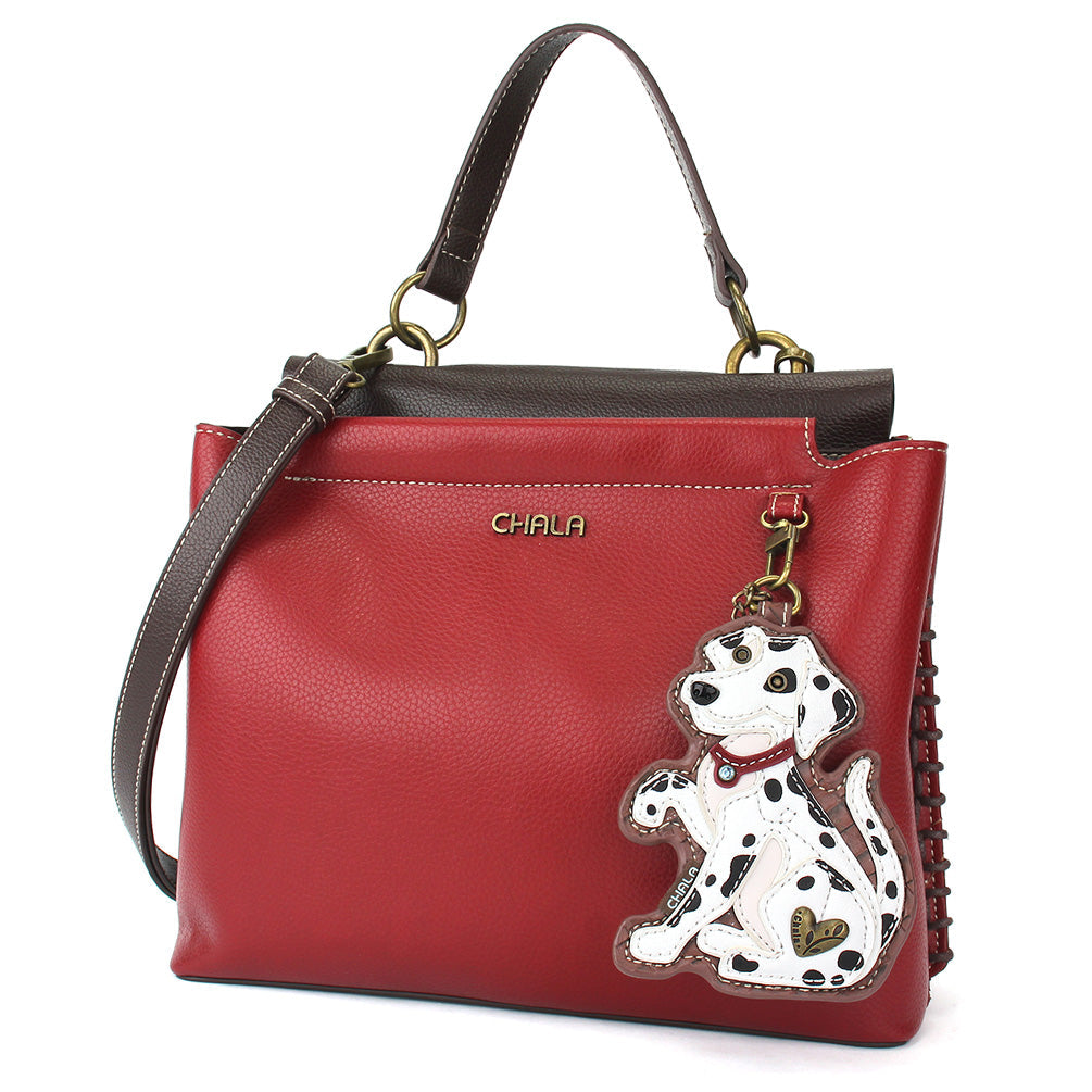 CHALA Charming Satchel - Dalmatian