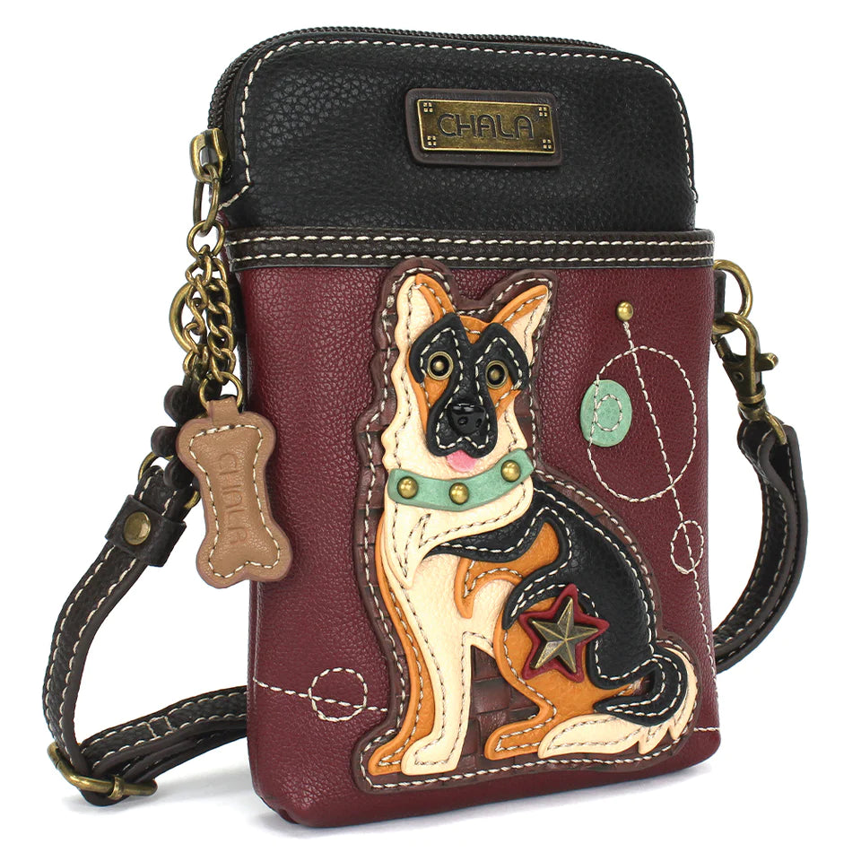 CHALA German Shepherd Cellphone Crossbody | Enchanted Memories
