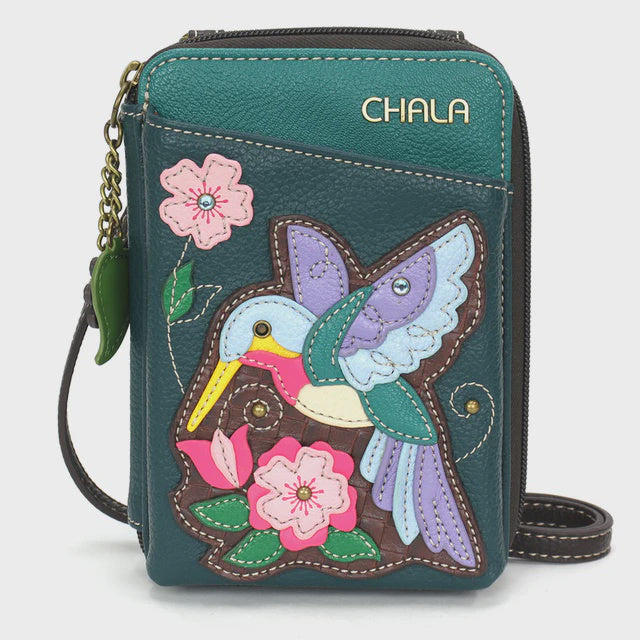CHALA Crossbody Cell Phone Case Wallet - Hummingbird A