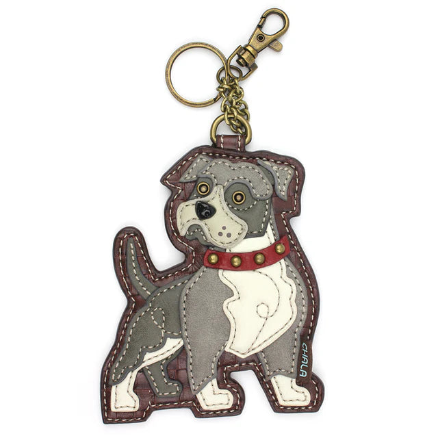 CHALA Pit Bull Key Fob, Coin Purse, Purse Charm