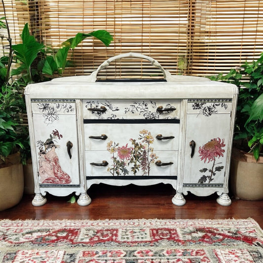 Asian Style Vintage Buffet - but made in the USA