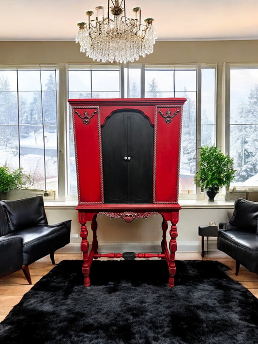Antique Radio Cabinet