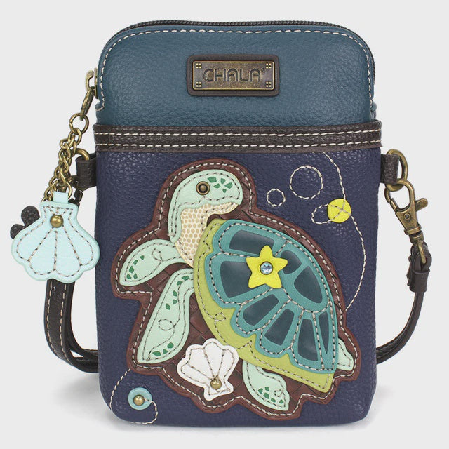 CHALA Crossbody Cellphone Case - Sea Turtle A