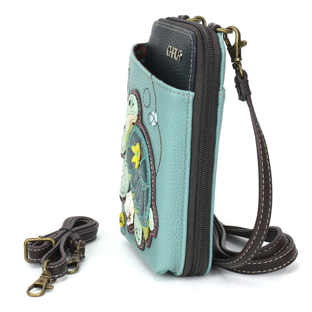 CHALA Crossbody Cell Phone Case Wallet - Turtle