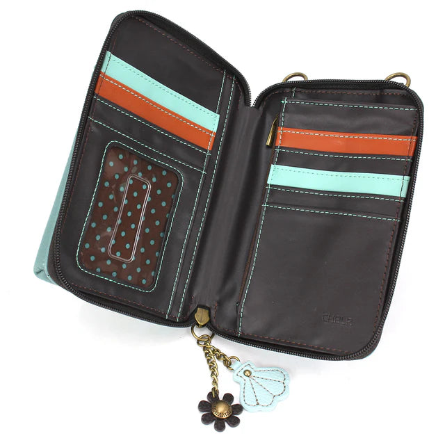 CHALA Crossbody Cell Phone Case Wallet - Turtle