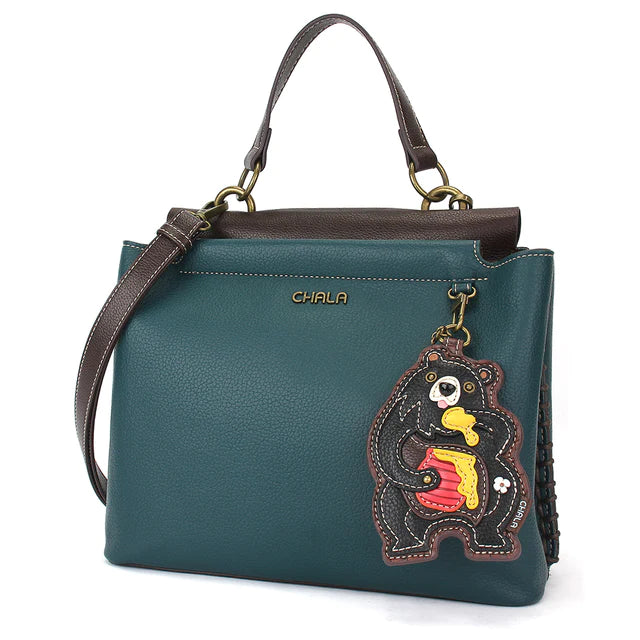 CHALA Charming Satchel - Black Bear