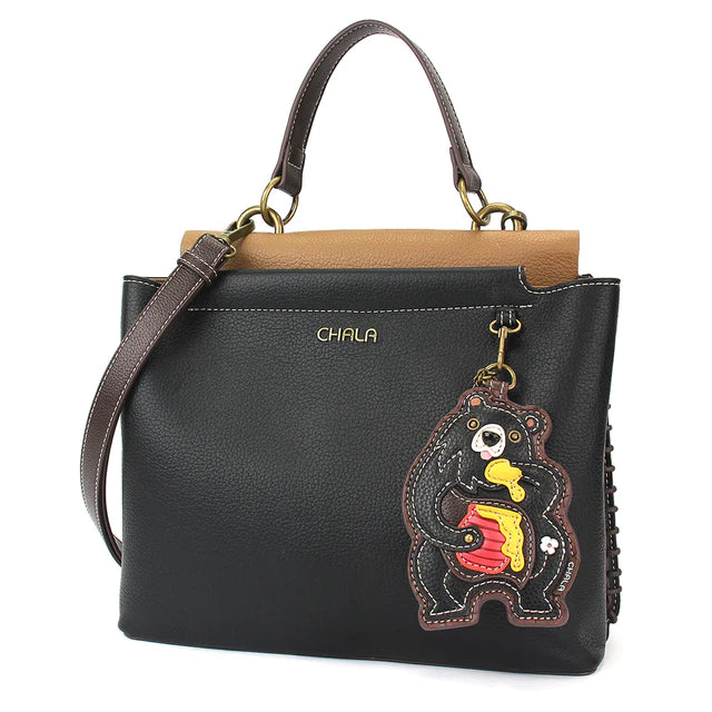 CHALA Charming Satchel - Black Bear