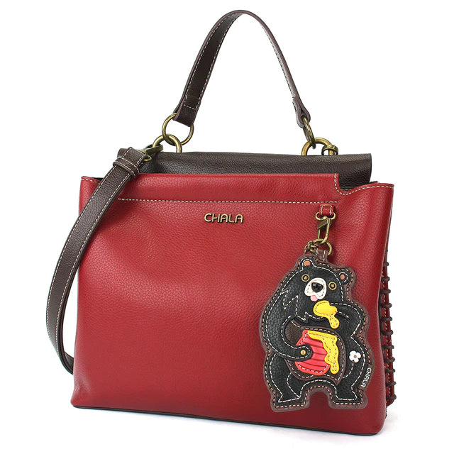 CHALA Charming Satchel - Black Bear