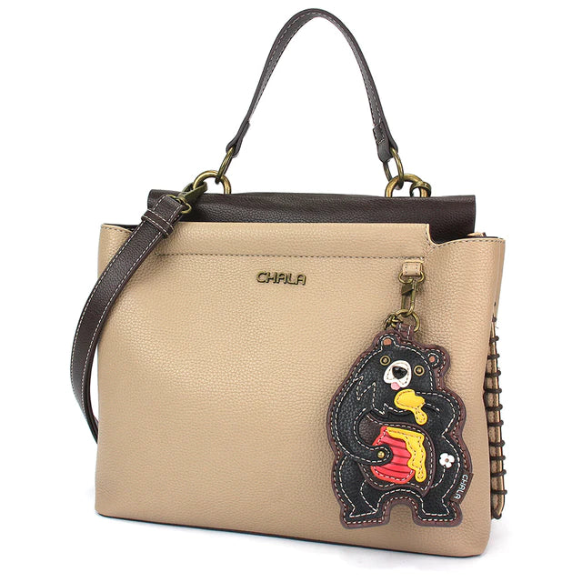 CHALA Charming Satchel - Black Bear