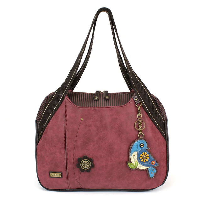 CHALA Bowling Bag with Blue Bird