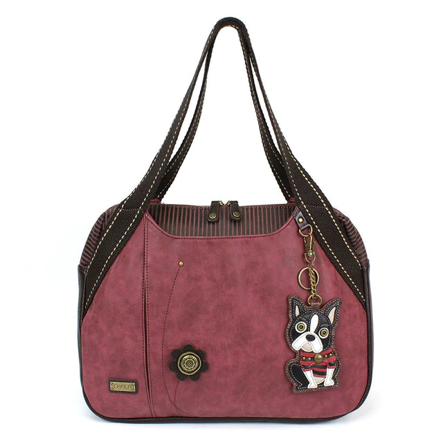 CHALA Bowling Bag with Boston Terrier