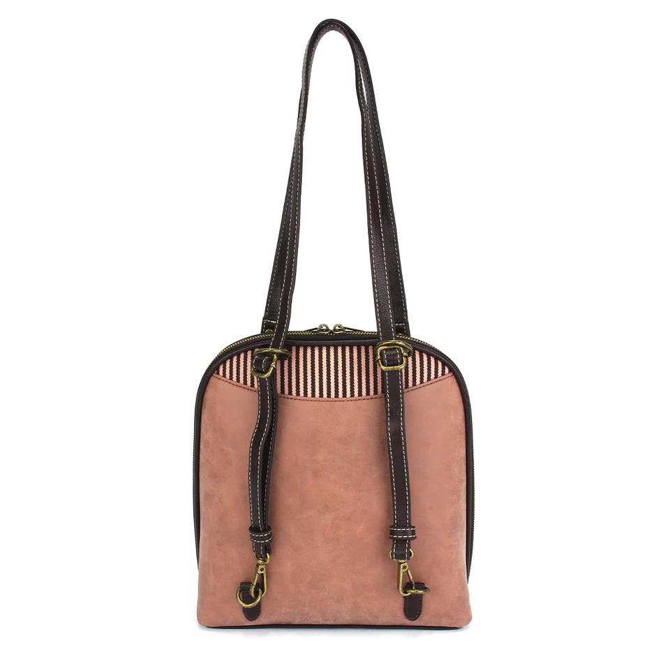 Chala Butterfly Backpack in Dusty Rose is a beautiful backpack shoulder bag for butterfly lovers.