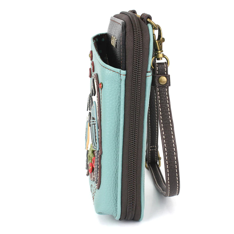 CHALA Crossbody Cell Phone Case Wallet - Chickadee