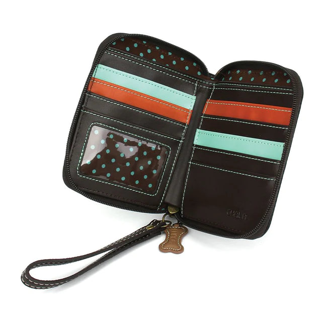 CHALA Black Cocker Spaniel Dog Wallet