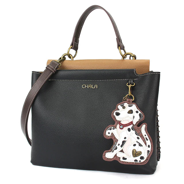 CHALA Charming Satchel - Dalmatian