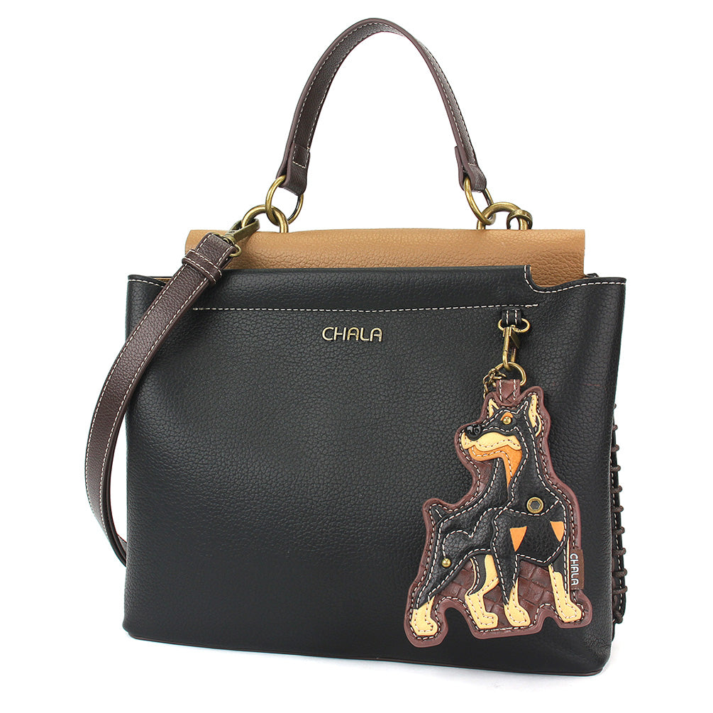 CHALA Charming Satchel - Doberman