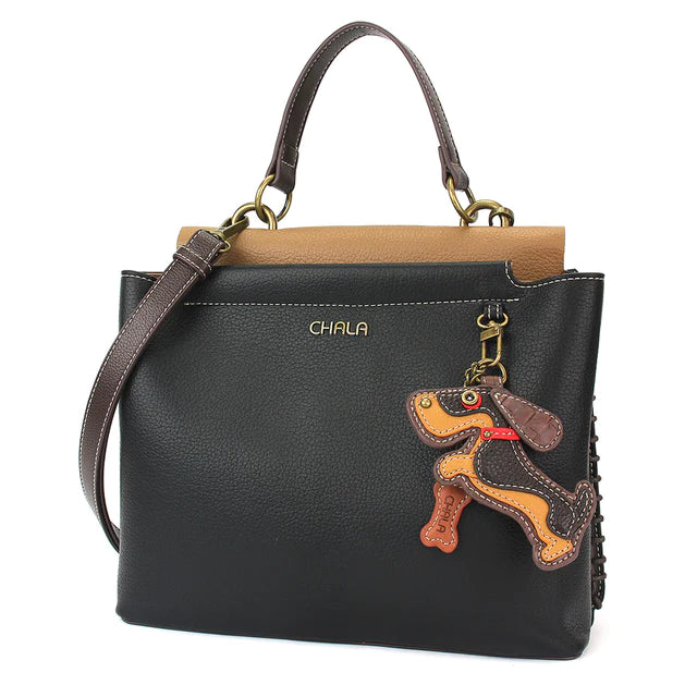 CHALA Charming Satchel - Wiener Dog