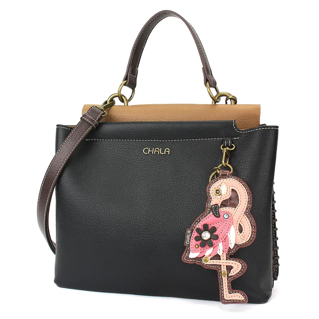 CHALA Charming Satchel - Flamingo