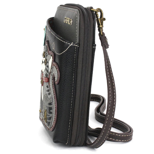 CHALA Crossbody Cell Phone Case Wallet - Gray Tabby Cat