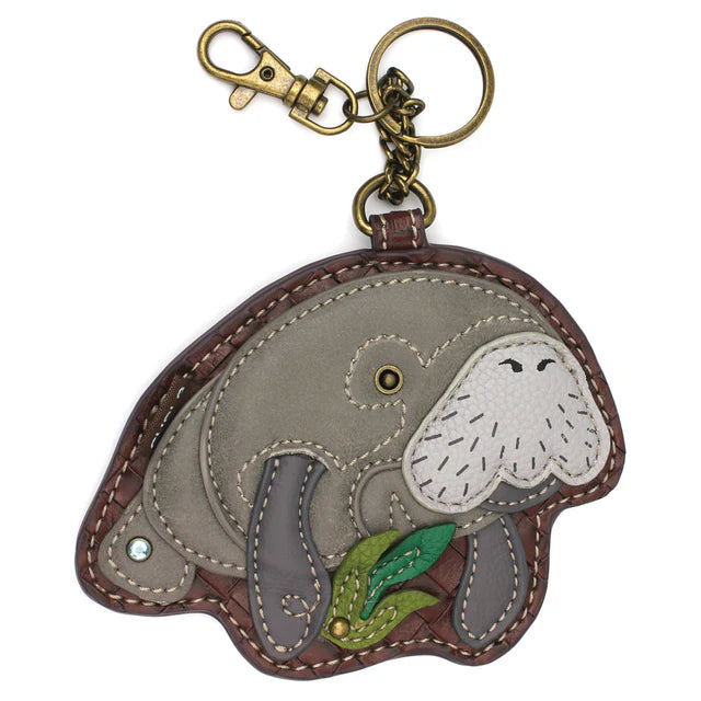 CHALA Manatee II Keyfob, Coin Purse, Purse Charm