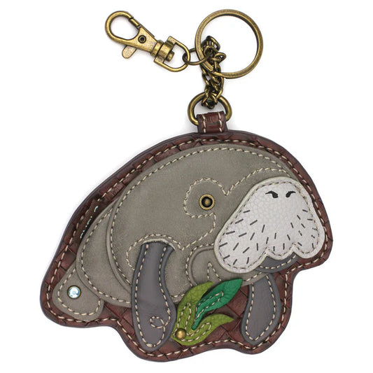 CHALA Manatee II Keyfob, Coin Purse, Purse Charm