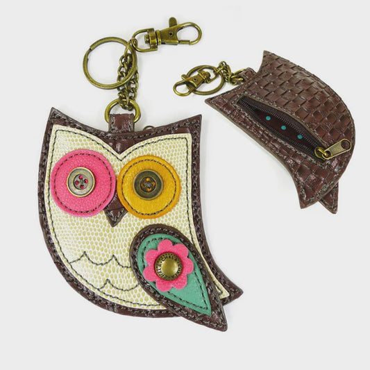 CHALA OWL Keyfob, Coin Purse, Purse Charm - Original