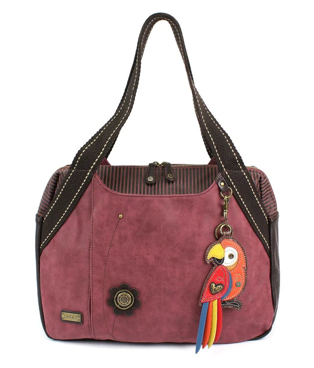 CHALA Bowling Bag with Red Parrot