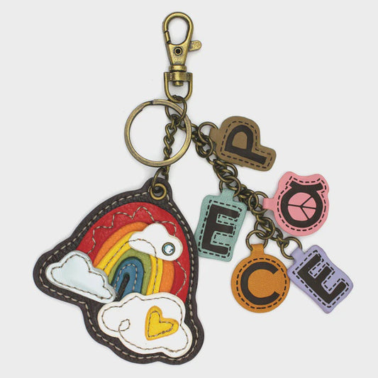 Raiinbow+PEACE - Charming Charms Keychain