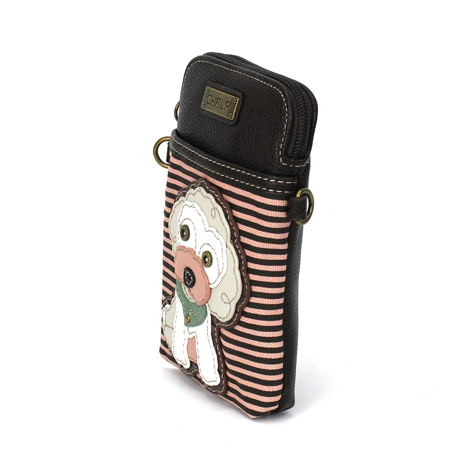 CHALA Crossbody Cell Phone Case - Poodle - Enchanted Memories, Custom Engraving & Unique Gifts