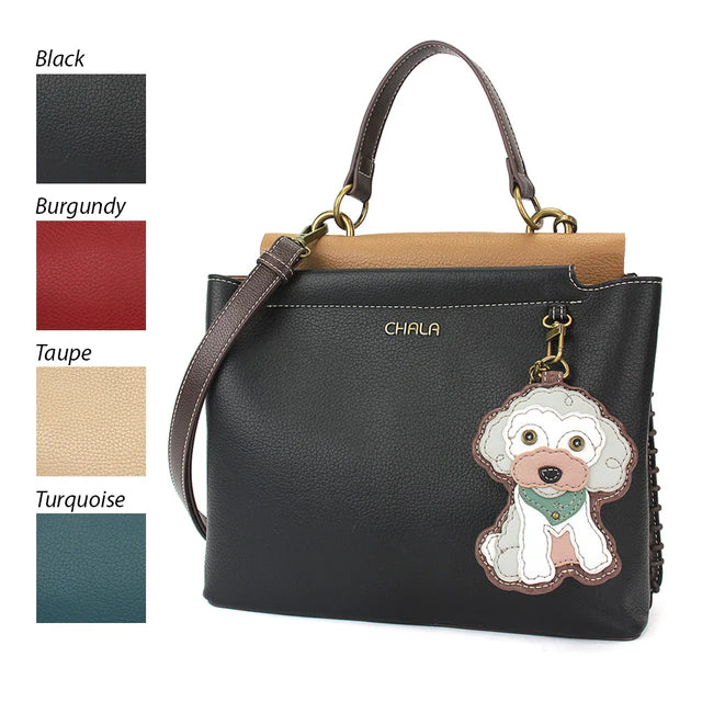 CHALA Charming Satchel - Poodle