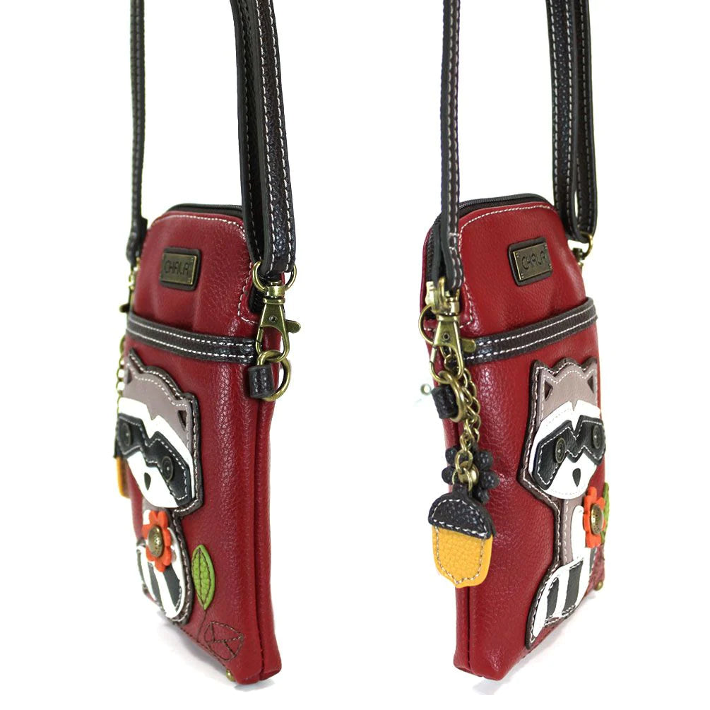 CHALA Crossbody Cell Phone Case - Raccoon - Enchanted Memories, Custom Engraving & Unique Gifts