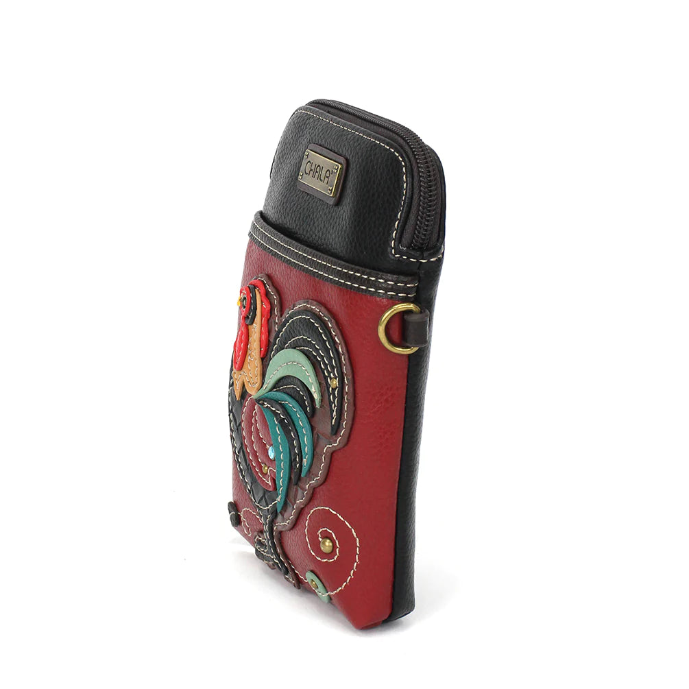 CHALA Crossbody Cell Phone Case - Rooster - Enchanted Memories, Custom Engraving & Unique Gifts