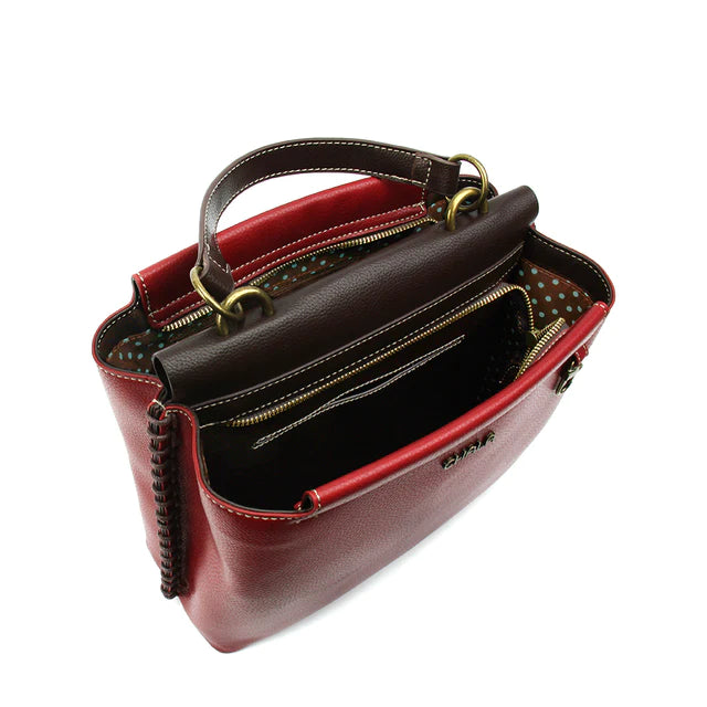 CHALA Charming Satchel - Cardinal