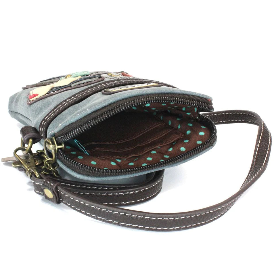 CHALA Crossbody Cell Phone Case - Schnauzer - Enchanted Memories, Custom Engraving & Unique Gifts