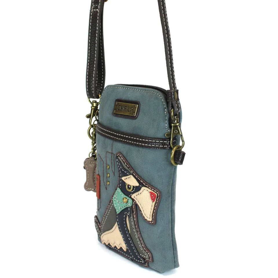 CHALA Crossbody Cell Phone Case - Schnauzer - Enchanted Memories, Custom Engraving & Unique Gifts