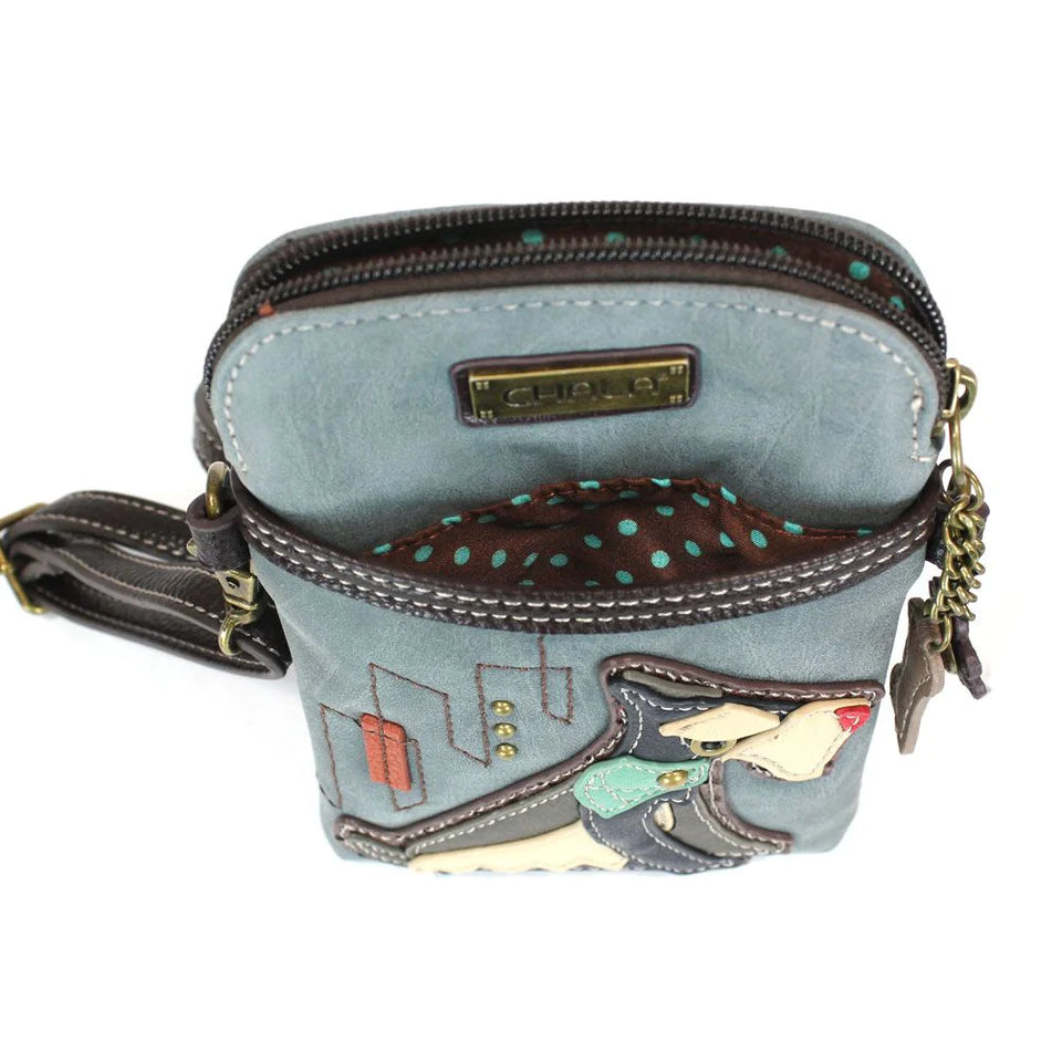 CHALA Crossbody Cell Phone Case - Schnauzer - Enchanted Memories, Custom Engraving & Unique Gifts