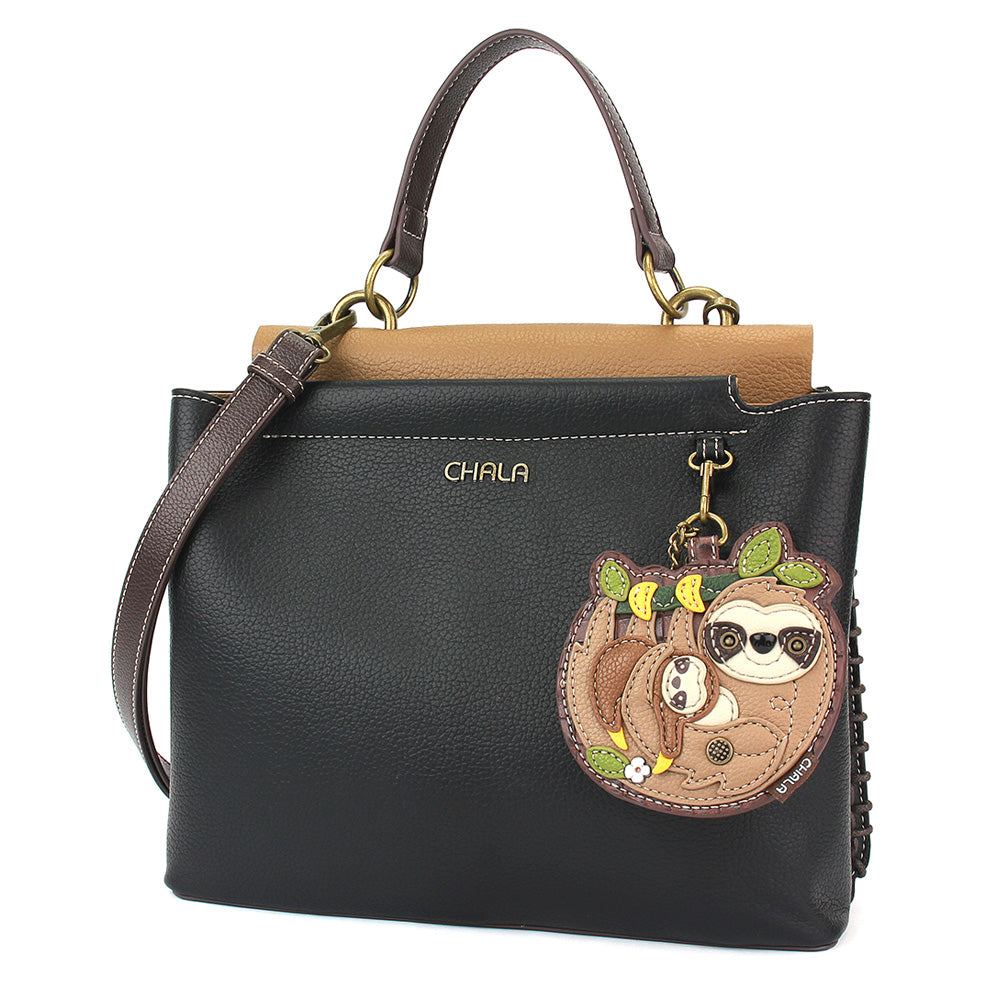 CHALA Charming Satchel - Sloth Family