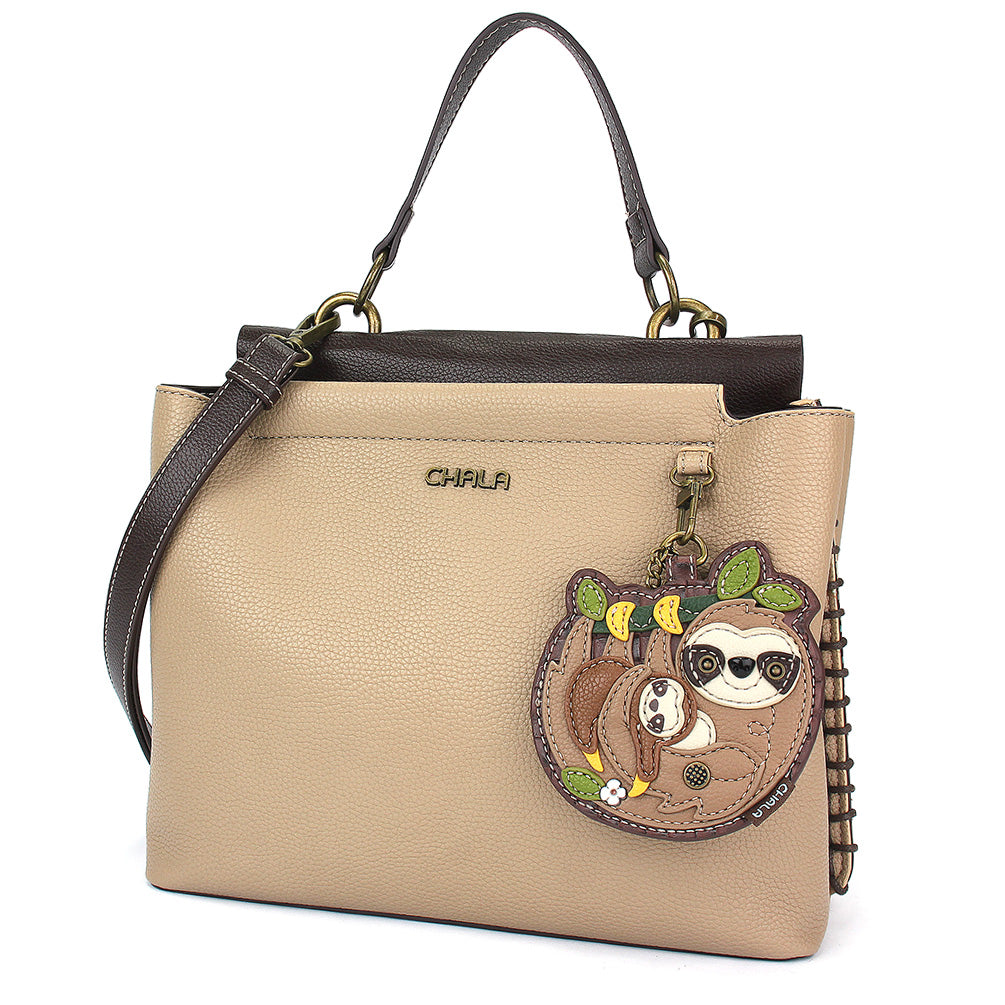 CHALA Charming Satchel - Sloth Family
