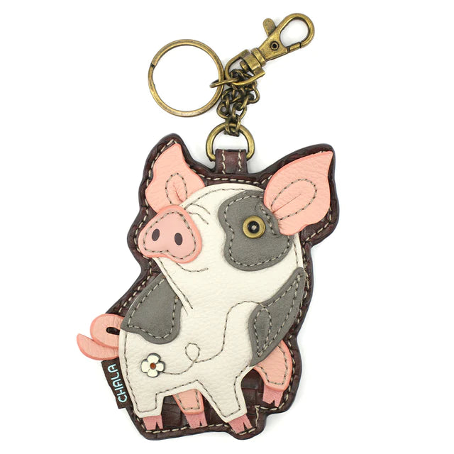 CHALA Spotted Pig Kefob, Purse Charm