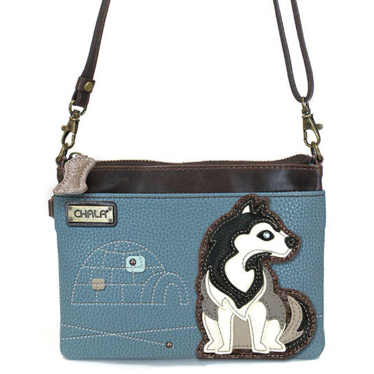 CHALA Mini Crossbody Husky Dog - Enchanted Memories, Custom Engraving & Unique Gifts