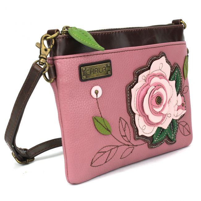 CHALA Mini Crossbody Rose - Enchanted Memories, Custom Engraving & Unique Gifts