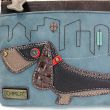 CHALA Mini Crossbody Wiener Blue - Enchanted Memories, Custom Engraving & Unique Gifts